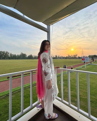 VIOLET LAWN EMB 3PC STITCHED FOR GIRLS