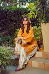 AQUA & SUNSET CORD SET STITCHED FOR GIRLS