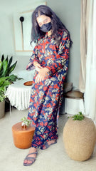 Sana digital print 2 PIECE suit long length pocket style