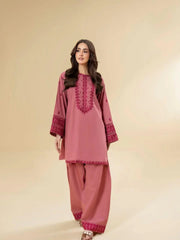 Pinky Embroidery 2 PIECE STITCHED DRESS FOR GIRLS