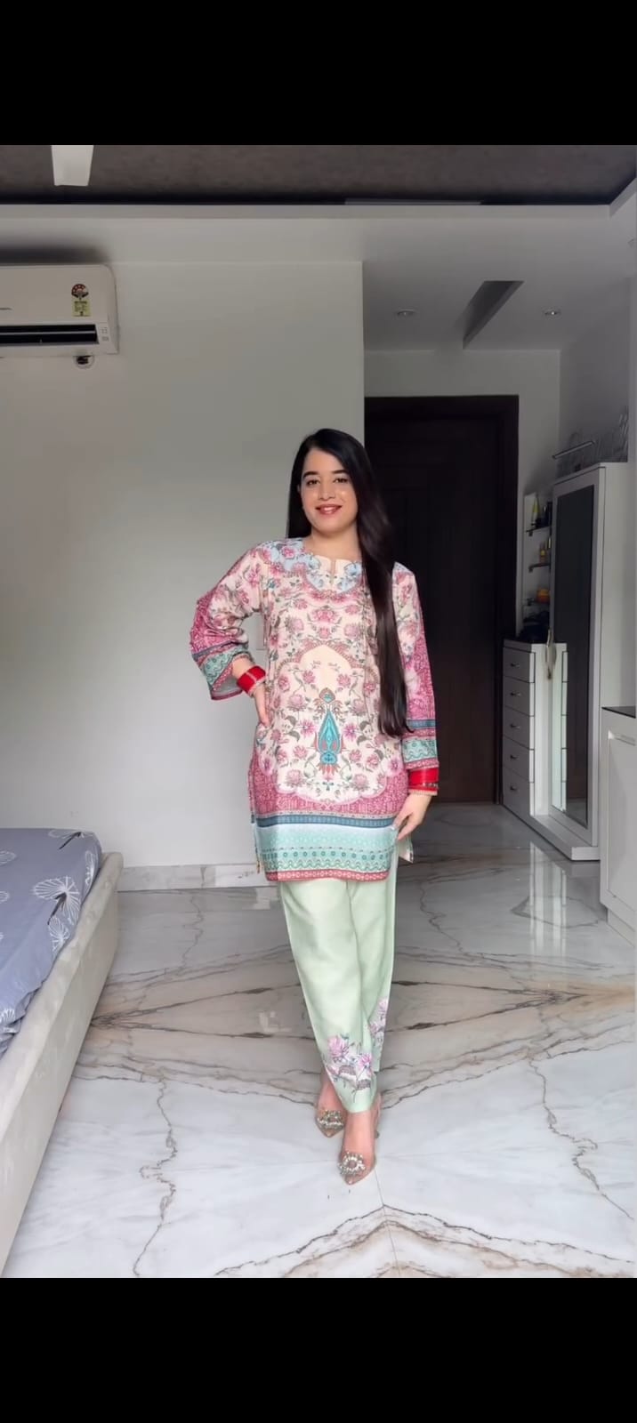 Anzi Winter Digital Print 2 Piece Stiched