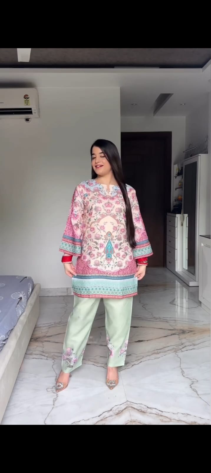 Anzi Winter Digital Print 2 Piece Stiched