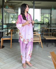 Monii  DIGITAL PRINT 2PC STITCHED FOR GIRLS