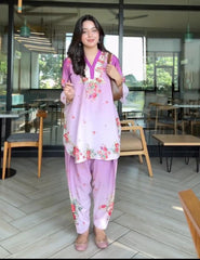 Monii  DIGITAL PRINT 2PC STITCHED FOR GIRLS