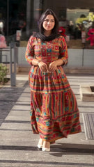 Hassena Long Length Frock STITCHED FOR GIRLS