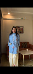 Blue Berry Embroidery 2 Piece